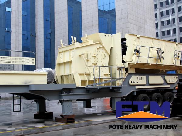 Mobile Impact Crushing Plant