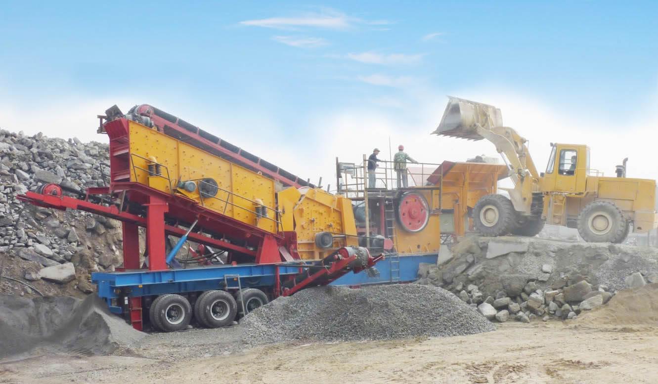 Mobile Jaw Crushing Plant