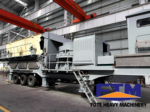 Tyre Type Multistage Combination Of Mobile Crusher Station